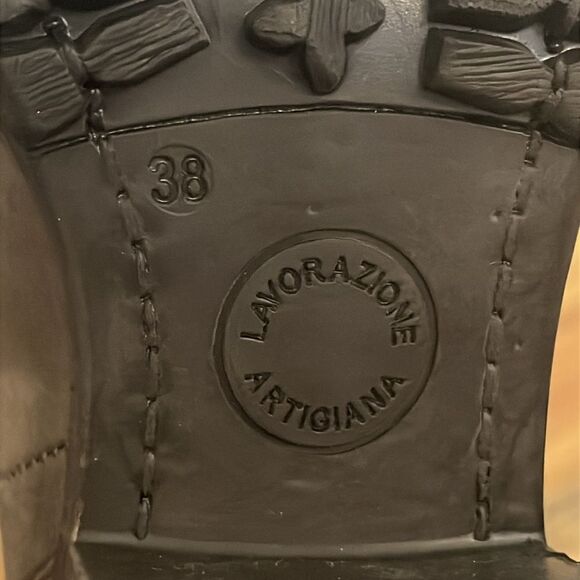 Bueno brown leather Florida Chelsea Boots pull on size 37 / US 7-7.5 - Picture 9 of 13